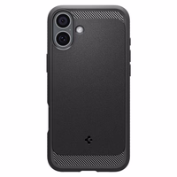Spigen Rugged Armor Magnētiskais apvalks iPhone 16 - melns