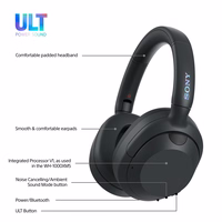 Sony ULT WEAR - Wireless Bluetooth Headphones with ULT POWER SOUND, Ultimate Deep Bass, Noise Cancelling, caurspīdīgs Call Quality, Up to 30hr Battery Life, IOS & Android