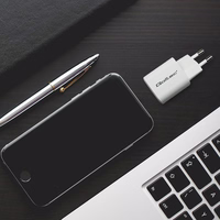 Qoltec 50763 mobile device charger Laptop, Portable gaming console, Power bank, Smartphone, Smartwatch, Tablet balts AC Fast charging Indoor