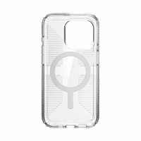Speck Gemshell Grip + MagSafe - maciņš iPhone 15 Pro (Clear / Chrome Finish)