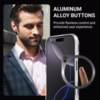 Crong Clear MAG Pro - iPhone 16 Pro Max MagSafe maciņš (Clear)