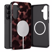 Tech-Protect Lamano MagSafe Maciņš for Samsung Galaxy S26 - brūns and melns