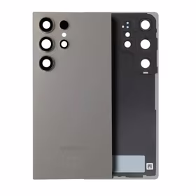 Aizmugurējais vāks saderīgs ar Samsung S938 S25 Ultra / Titanium Gray / (ar kameras lēcu) OEM
