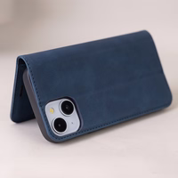 Smart Suede case for Honor 400 Smart / X7D 4G / X7D 5G navy blue