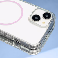 Anti Shock Thin Mag maciņš for iPhone 16 Pro Max 6,9" rozā