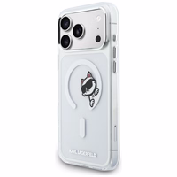 Karl Lagerfeld IML Peekaboo MagSafe Maciņš for iPhone 17 Pro Max - Clear