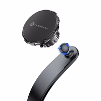 FORCELL F-GRIP MagFlex magnētiskais auto turētājs vējstiklam / paneļim / ventilācijas atverei melns