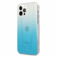 Mercedes Transparent Line viedtālruņa apvalks iPhone 12 Pro Max - zils