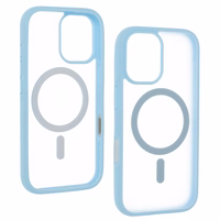 Liavec mīksts maciņš priekš Iphone 17 zils