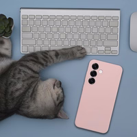 SILIKONA 2mm korpuss priekš SAMSUNG S26 Ultra saderīgs ar MagSafe sand pink