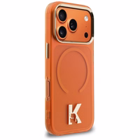 Karl Lagerfeld IML K Head Logo MagSafe Maciņš for iPhone 17 Pro - oranžs