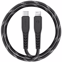 ENERGEA Kabelis Nyloflex USB-C - LightningC94 MFI 3m melns/black