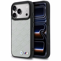 BMW M Shape Logo MagSafe Maciņš for iPhone 17 Pro pelēks