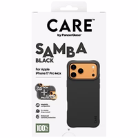 CARE by PanzerGlass Modes Samba Magnētiskais viedtālruņa apvalks iPhone 17 Pro Max - Melns