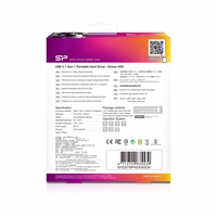 Silicon Power Armor A30 external hard drive 2000 GB melns