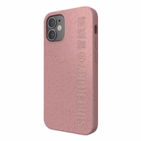 SuperDry Snap iPhone 12 mini Kompostējams maciņš rozā 42620