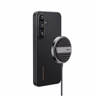 Benks Montage Magnētiskais Armor Pro Kevlar Viedtālruņa apvalks Metāla Rāmis 600D+1500D (MA41) Samsung Galaxy S24 Plus melns