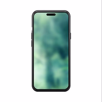 XQISIT NP SILIKONA MACIŅŠ ANTI BAC, RECYCLED PRIEKŠ IPHONE 15 PLUS MELNS