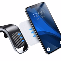 Žetons magnētiskajam auto turētājam ar ādu sudraba