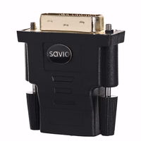Savio CL-21 cable gender changer DVI HDMI melns