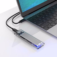 Orico TCM2-C3 M.2 NVME uz USB-C 10Gb/s disku ierīce - pelēka
