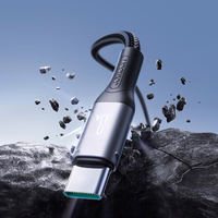 Joyroom S-A28 Flash sērijas 3A USB-A - USB-C kabelis 1m - melns