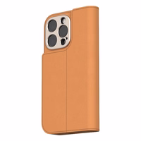 Moshi Overture MagSafe - 3-in-1 Leather Flip maciņš iPhone 16 Pro (Caramel brūns)