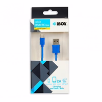 iBox IKUMTCB USB cable 1 m USB 2.0 USB A USB C zils