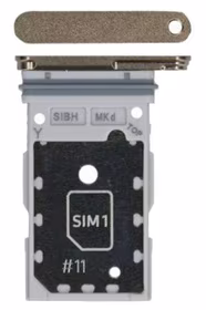 SIM card holder Samsung S928 S24 Ultra Dual Dzeltens original (service pack)