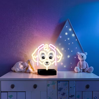 Neon LED on a statīvs Paw Patrol - Skye OW-120546