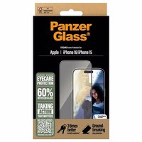 PanzerGlass EyeCare aizsargstikls iPhone 16 6.1" Īpaši platais pielietojums 2865