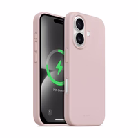 Crong Color Cover Magnetic - iPhone 16 MagSafe maciņš (sand rozā)