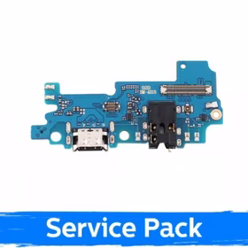 Charging Port Saderīgs ar Samsung A315 A31 Ar Flex / Plata original (Service Pack)