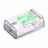 TWS Joyroom JR-TC1 IceLens Series bezvadu austiņas ar LED gaismām - baltas