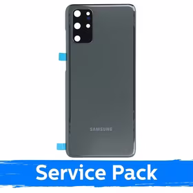Aizmugurējais vāciņš Saderīgs ar Samsung G985 S20 Plus / Cosmic Pelēks / Original (Service Pack)