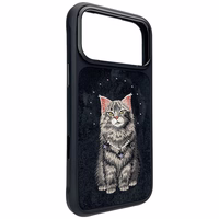Nimmy Lucky Fashion Cat MagSafe maciņš iPhone 17 Pro melns