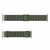 Puro Extreme neilona siksniņa Apple Watch 42/44/45/49 mm - tumši zaļš