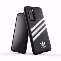 Adidas OR veidots apvalks PU Huawei P40 - melns un balts