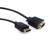 Gembird CCP-DPM-VGAM-6 video cable adapter 1.8 m VGA (D-Sub) DisplayPort melns