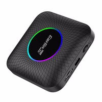 Carlinkit TBOX PLUS LED bezvadu adapteris, 4G/64G, Apple Carplay/Android Auto (melns)