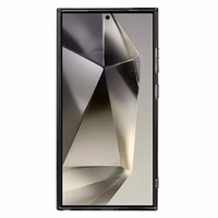 Audi IML Ģeometriskā raksta viedtālruņa apvalks S24 Ultra S928 melns/melns cietais apvalks AU-IMLS24U-A6/D3-BK