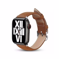 Crong Noble Band - Genuine Leather siksniņa Apple Watch 38/40/41/42 mm (Mocha)