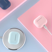 AirPods vāciņš silikona mīksts ausu vāciņš melns (C)