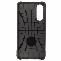 Bruņots oglekļa apvalks Samsung Galaxy S25 Edge melns