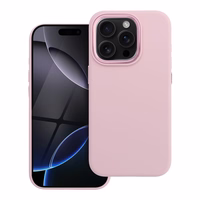 Maciņš priekš iPhone 15 PRO Forcell F-Protect Frame Premium saderīgs ar Magsafe rozā