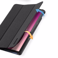 Dux Ducis Domo viedais miega apvalks Lenovo Tab M10 10.6'' planšetdatoram - melns