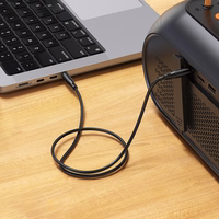 Borofone Kabelis AUX BL26 Standarta - jack 3,5mm uz jack 3,5mm - 1 metrs melns