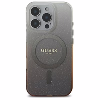 Guess IML Glitter Gradient Magnētiskais viedtālruņa apvalks iPhone 16 Pro Max - brūns
