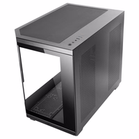 Mars Gaming MC3TCORELCDM computer case Mini Tower melns