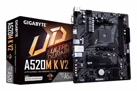 Mātesplate GIGABYTE AMD A520 SAM4 DDR4 Micro-ATX